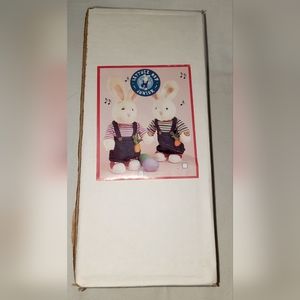 Vintage musical easter bunny